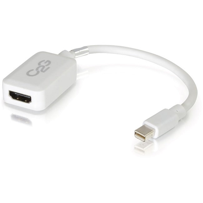 8In Mini Displayport Male To Hdmi Female Adapter Converter - White (Taa Complian