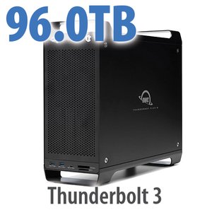 96.0TB (8x12.0TB HDD) ThunderBay Flex 8 Thunderbolt 3 Storage Solution with Hardware