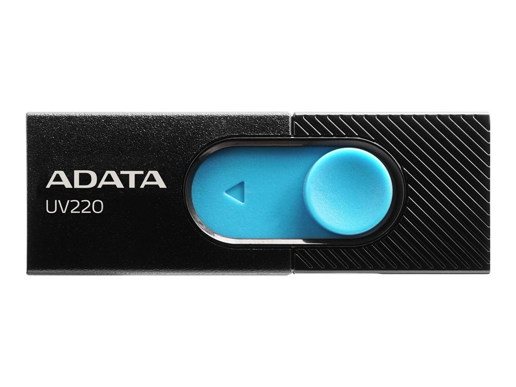 ADATA UV220 - USB flash drive - 32 GB - USB 2.0 - black/blue