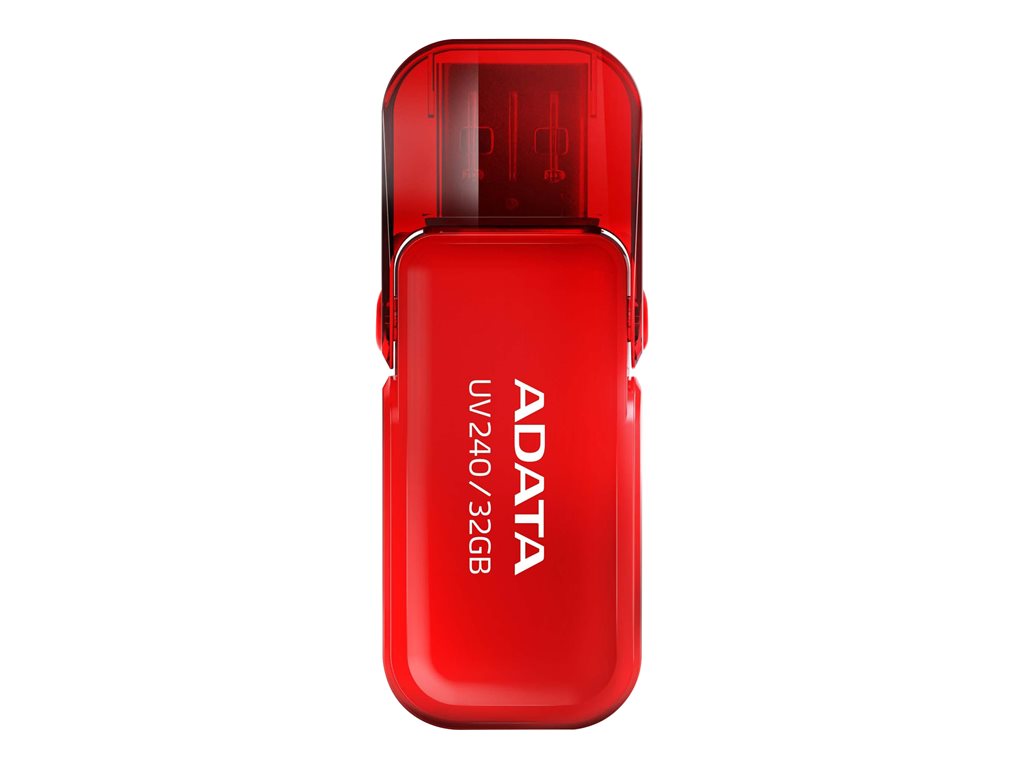 ADATA UV240 - USB flash drive - 32 GB - USB 2.0 - red