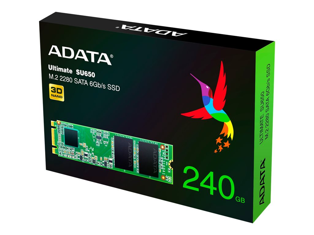 ADATA Ultimate SU650 - SSD - 240 GB - internal - M.2 2280 - SATA 6Gb/s