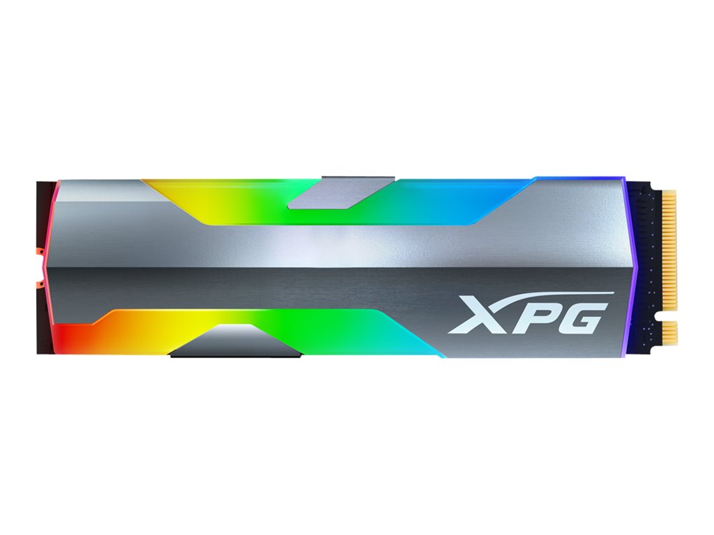 ADATA XPG Spectrix S20G RGB - SSD - 500 GB - internal - M.2 2280 - PCIe 3.0 x4 (NVMe) - 256-bit AES - integrated