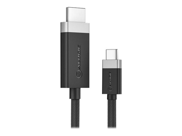 ALOGIC Fusion - Adapter cable - 24 pin USB-C male to HDMI male - 6.6 ft - space gray - 4K60Hz support