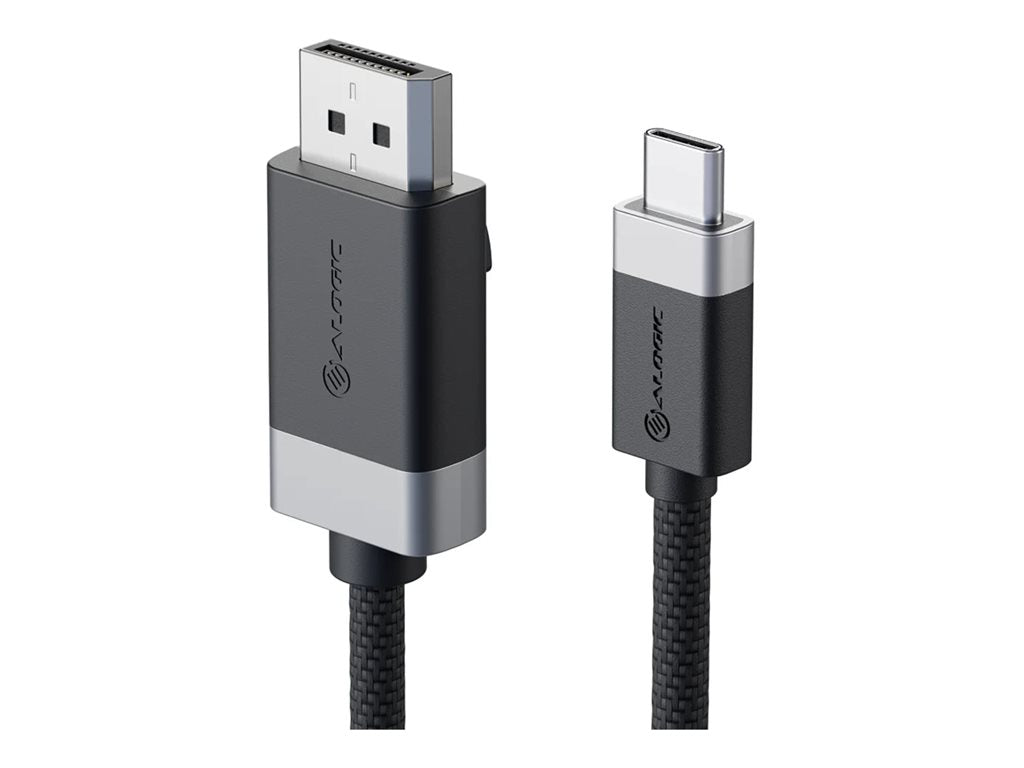 ALOGIC Fusion - Adapter cable - DisplayPort (M) to 24 pin USB-C (M) - DisplayPort 1.2 - 3.3 ft - 1080p support, 4K Ultra