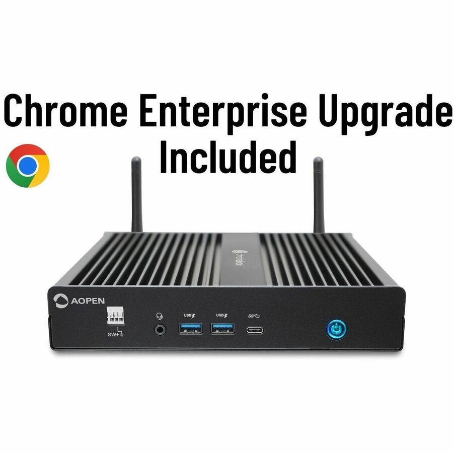 AOPEN Chromebox Commercial 3 Chrome Enterprise Upgrade - Fanless - Intel Celeron 7305 - 4 91.CX200.GA30