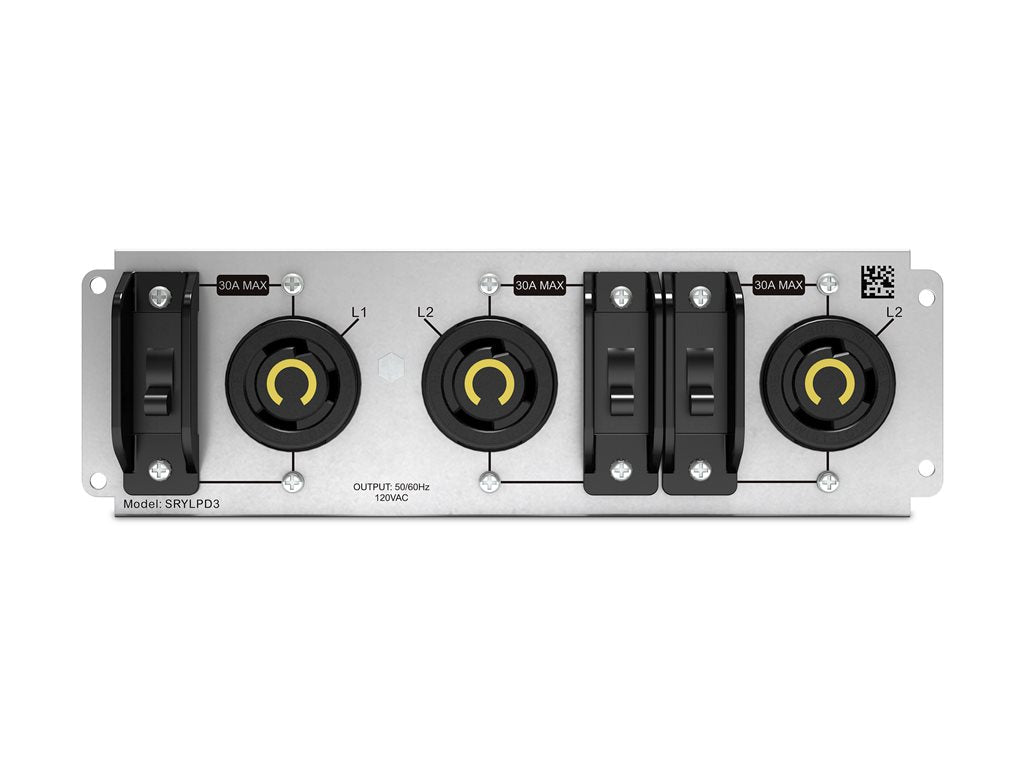 APC - Power backplate - with 3x NEMA L5-30R SRYLPD3