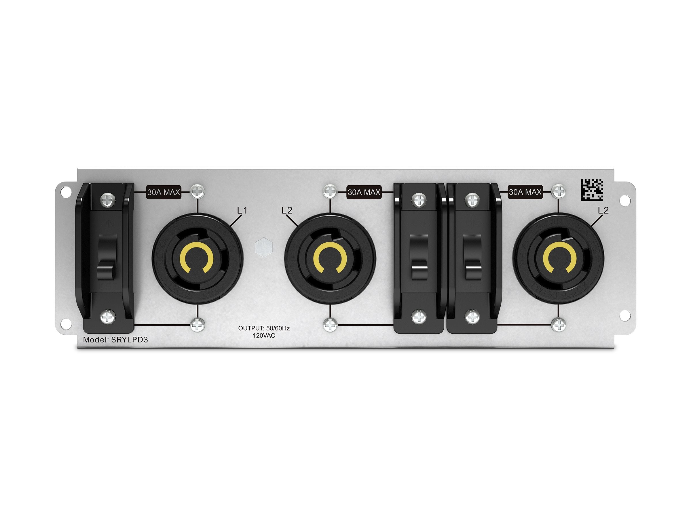 APC - Power backplate - with 3x NEMA L5-30R SRYLPD3
