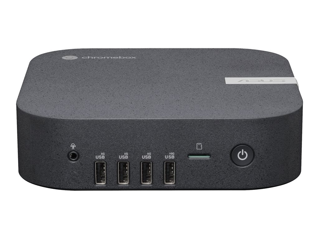 ASUS Chromebox 5a SC041UN - Mini PC 1 x Celeron 7305 up to - RAM 4 GB - SSD 128 GB - NVMe - HD Graphics - IEEE 802.11ax (Wi-Fi CHROMEBOX5A-SC041UN