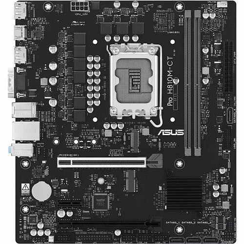 ASUS PRO H810M-CT-CSM Micro-ATX Business Motherboard with DDR5 & Intel H810 Chipset
