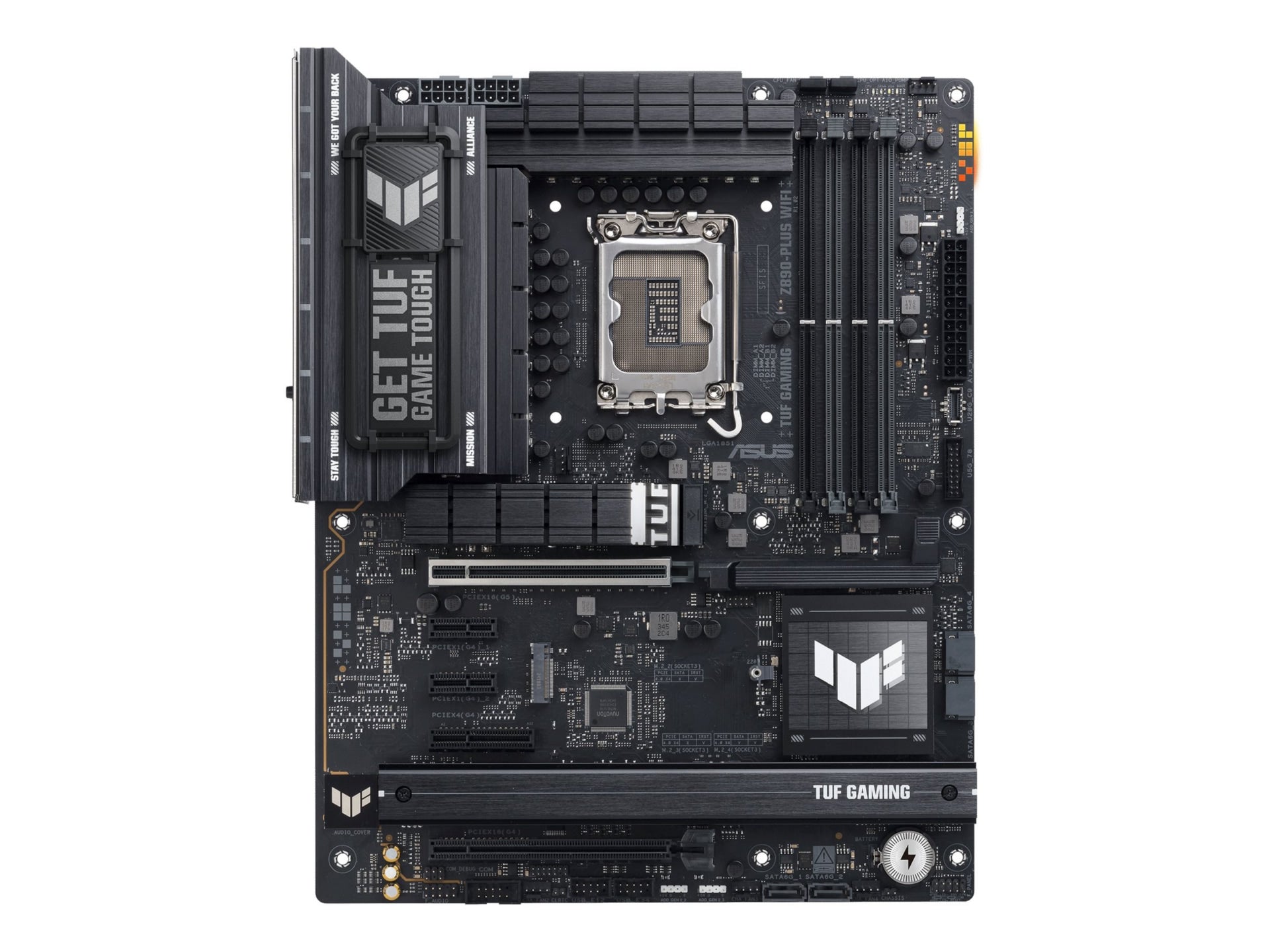 ASUS TUF GAMING Z890-PLUS WIFI ATX Motherboard with Built-in WiFi for Gamers