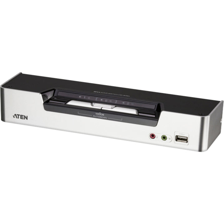 ATEN 2-Port USB DVI Dual View KVMP Switch-TAA Compliant - 2 Computer(s) - 1 Local User(s)