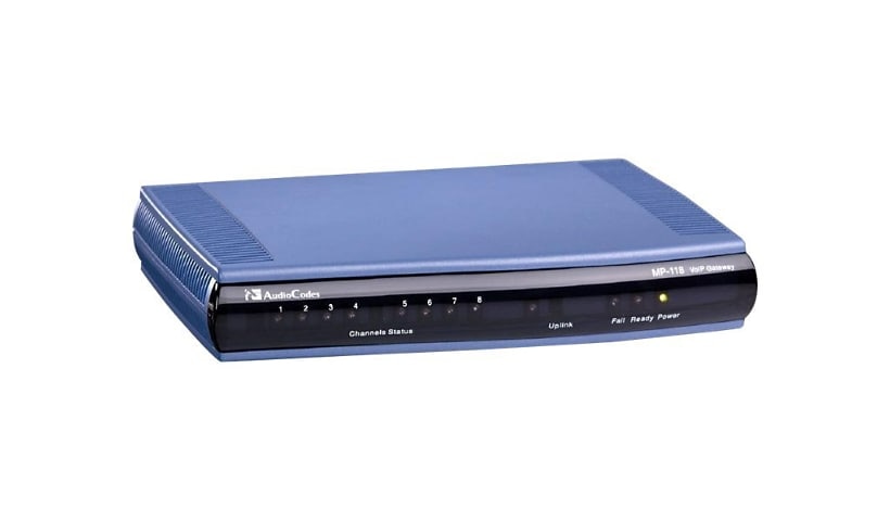 AUDIOCODES MP118 SIP Gateway with 4 FXO & 4 FXS Lines for Business