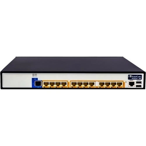 AUDIOCODES Mediant 800C Chassis with OSN4, 120GB SSD, 4 GE Ports – Enterprise Voice Edge Solution