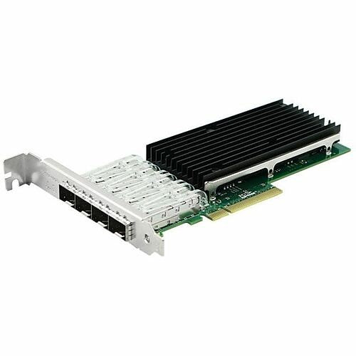AXIOM 10Gbs Quad Port SFP+ PCIe 3.0 x8 NIC Card TAA for Enterprise