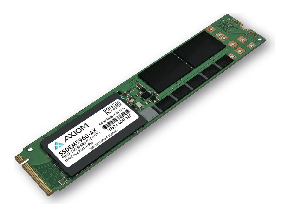 AXIOM SSDEM5960-AX 960GB PCIe Gen4 x4 NVMe M.2 SSD for Gamers & Creators