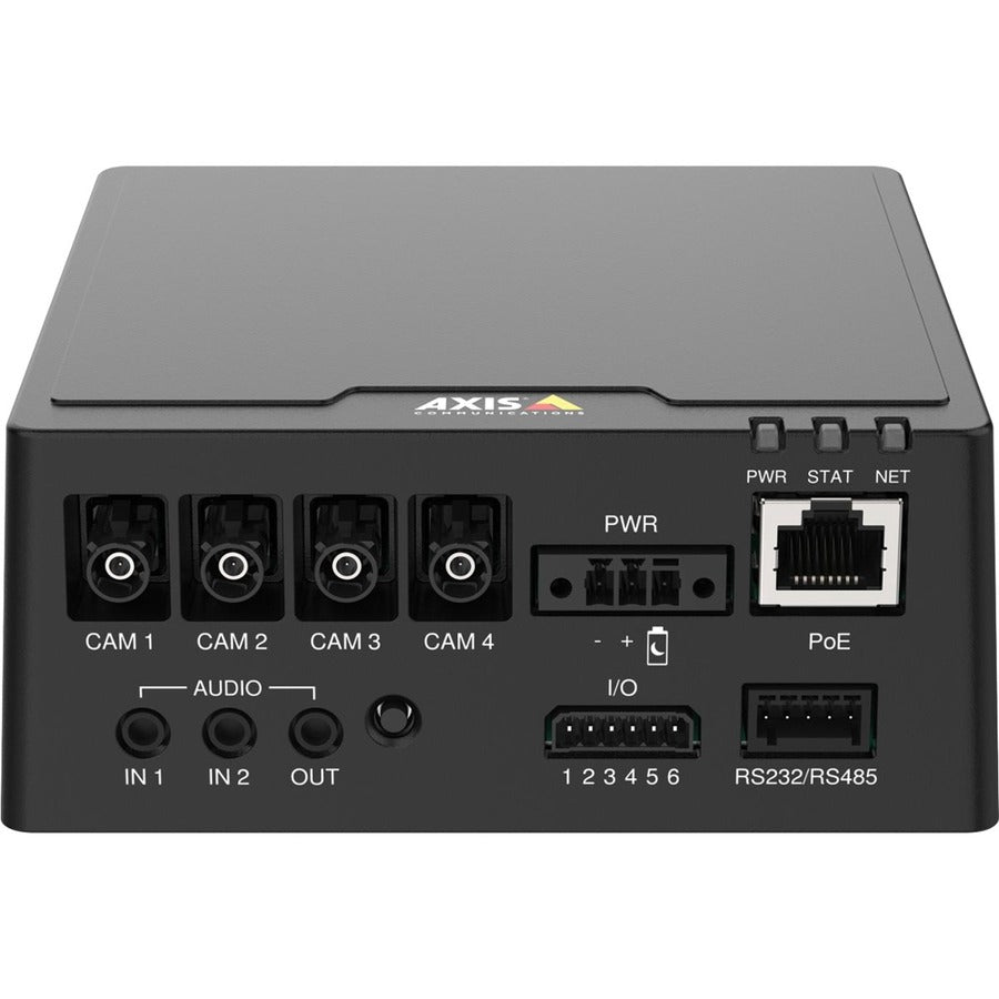 AXIS 4-Channel Main Unit with Audio And I/O - for Surveillance Bus - Aluminum