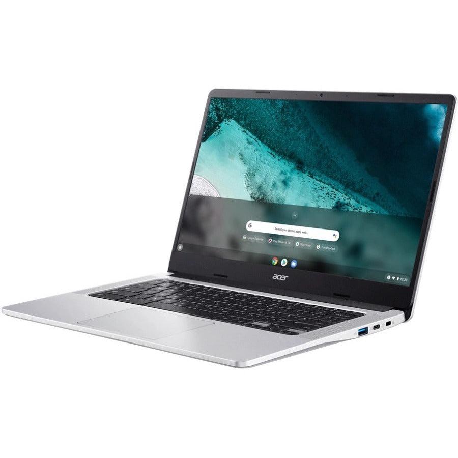 Acer Chromebook 314 CB314-3HT CB314-3HT-P6QW 14" Touchscreen Chromebook - Full HD - 1920 x 1080 - Intel Pentium Silver N6000 Quad-core (4 Core) 1.10 GHz - 8 GB Total RAM - 64 GB Flash Memory - Pure Silver