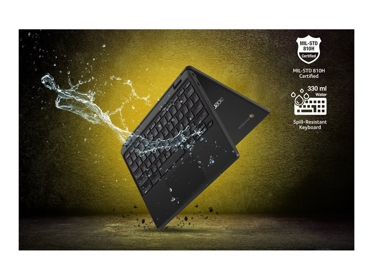 Acer Chromebook Spin 311 R724T - Flip design - Kompanio 528 - MT8186TV/AZA - Chrome OS - Mali-G52 2EE MC2 - 8 GB RAM - 64 GB NX.J1YAA.001