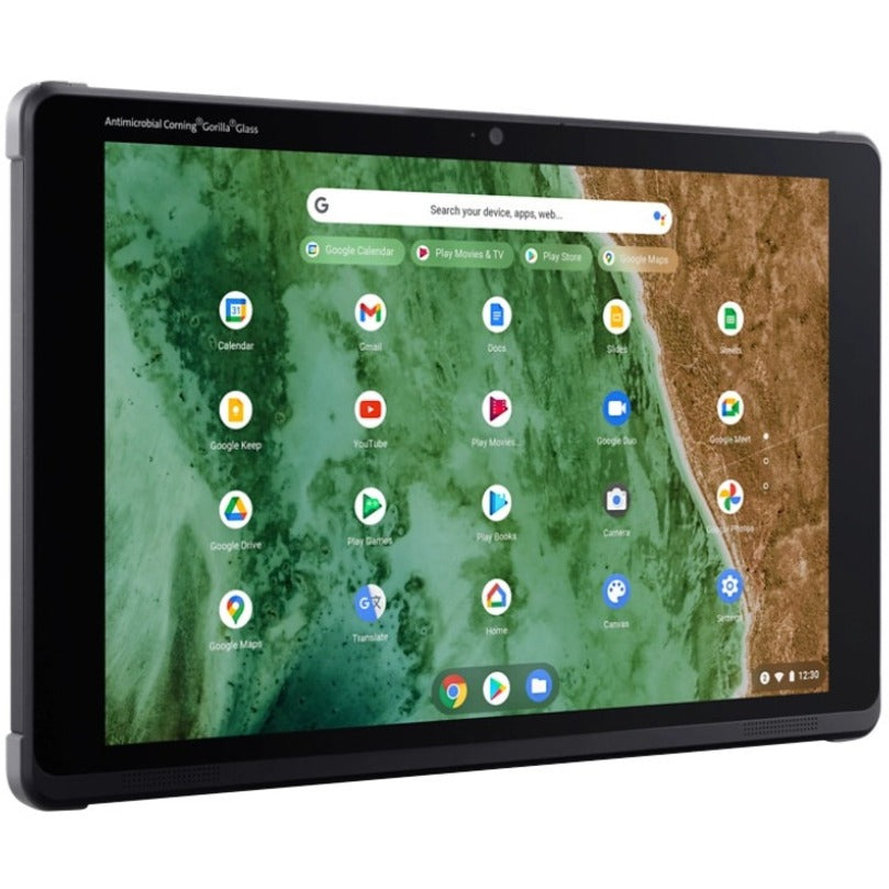 Acer Chromebook Tab 510 D652N D652N-S1ML Tablet - 10.1 WUXGA - Qualcomm Snapdragon 7c Gen 2 Compute Platform - 4 GB - 64 GB Storage - ChromeOS - Charcoal Black" NX.KA6AA.001