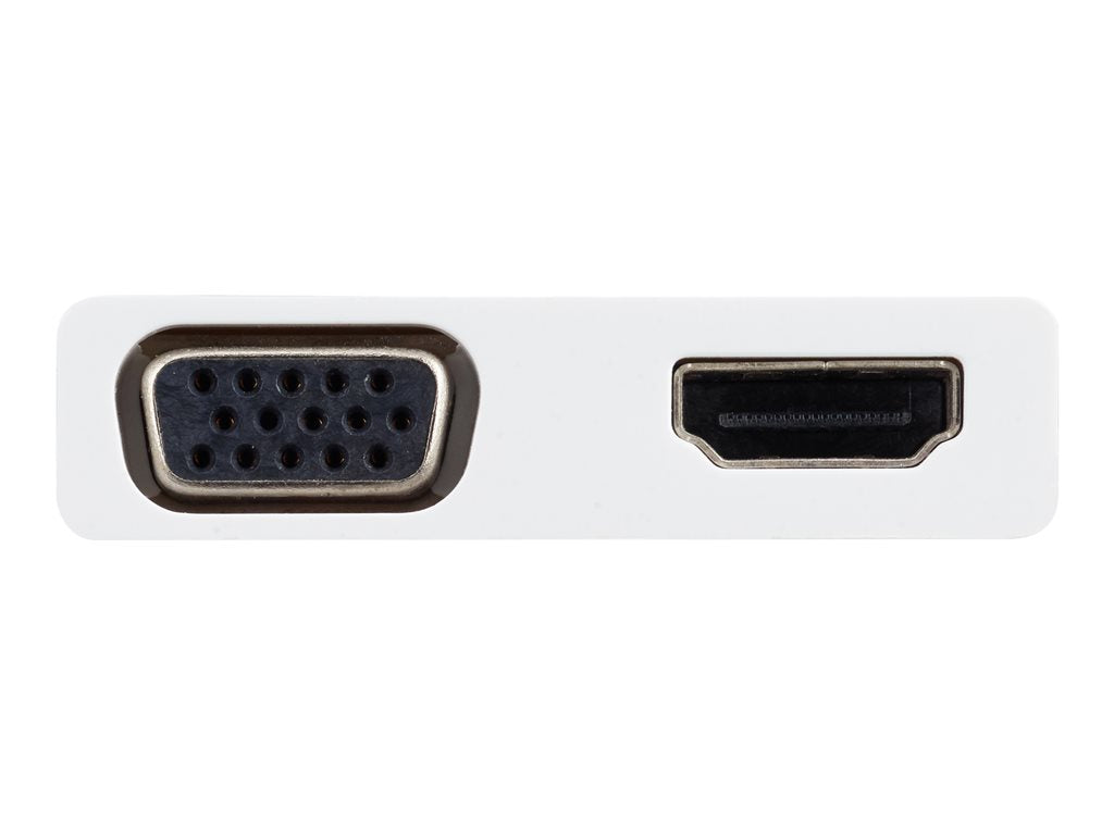 Acer - External video adapter - USB-C - HDMI, VGA - white - bulk