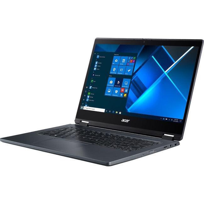 Acer TravelMate Spin P4 P414RN-51 TMP414RN-51-52YE 14 Touchscreen Convertible 2 in 1 Notebook - Full HD - Intel Core i5 11th Gen i5-1135G7 - 16 GB - 512 GB SSD - English Keyboard - Slate Blue" NX.VP4AA.00B