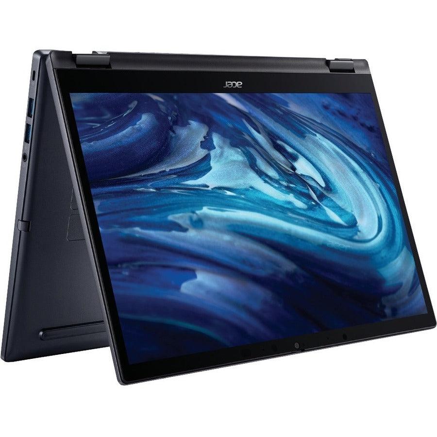 Acer TravelMate Spin P4 P414RN-52 TMP414RN-52-58HG 14" Touchscreen Convertible 2 in 1 Notebook - WUXGA - 1920 x 1200 - Intel Core i5 12th Gen i5-1240P Dodeca-core (12 Core) 1.70 GHz - 16 GB Total RAM - 512 GB SSD - Slate Blue