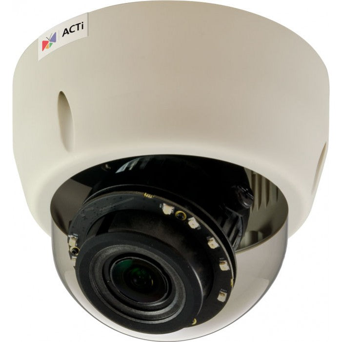 Acti E618 3Mp 4.3X Indoor Adaptive Ir Network Vandal Dome