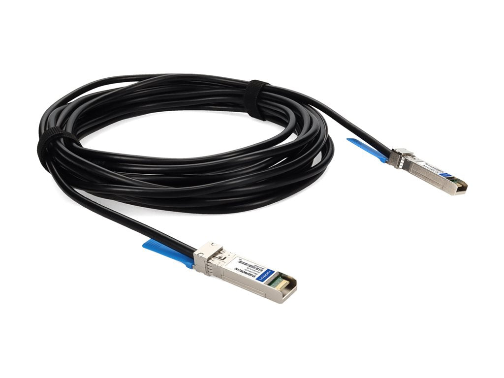 AddOn - 10GBase-CU direct attach cable - TAA Compliant - SFP+ to SFP+ - 16.4 ft - twinaxial - SFF-8431/SFF-8432/INF-8074i - halogen-free, SFP-10GB-PDAC5MLZ-J-AO