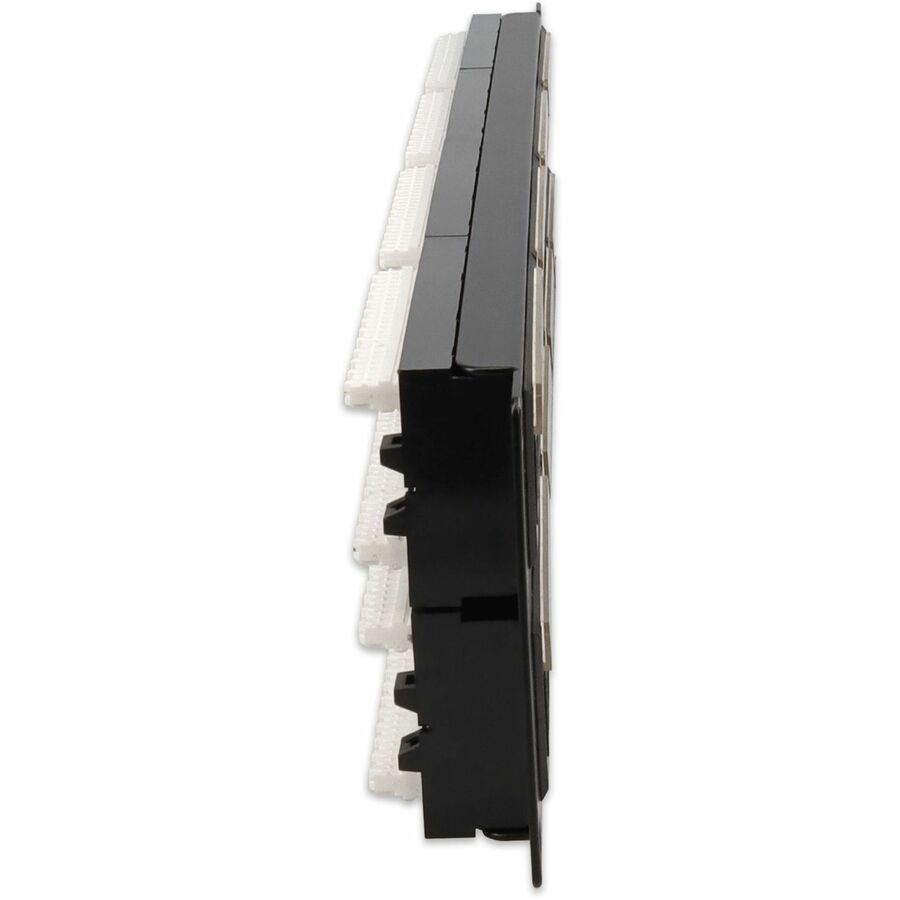 AddOn 19-inch Cat6 48-Port Straight Patch Panel with High Density 110-Type 2U ADD-PPST-48P110C6