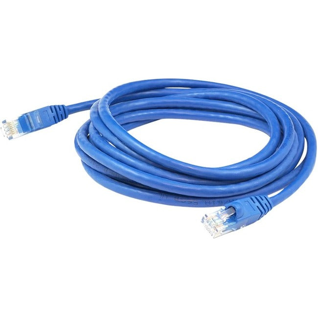 AddOn 1ft Blue CAT 6A Slim PVC Ethernet Cable Snagless Clear-Claw RJ-45 M/M ADD-1FSLCAT6A-BE