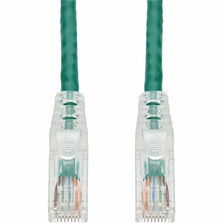 AddOn 4ft Green CAT 5E PVC Ethernet Cable Snagless Easy Clear Boot TAA RJ-45 M/M ADD-4FCAT5E-GN-TAA