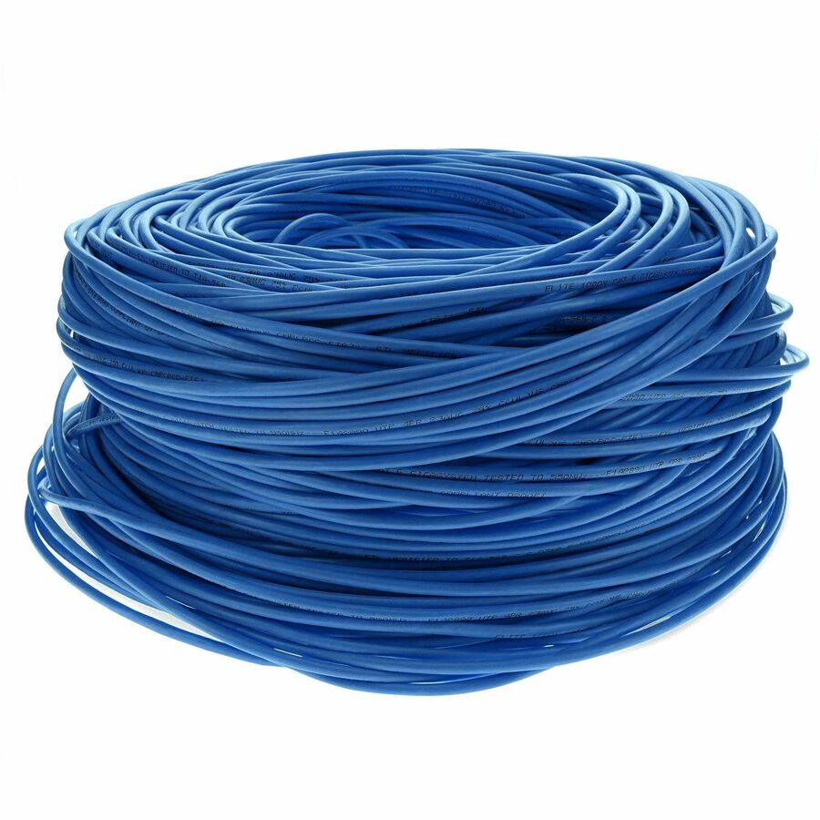 AddOn 500ft RJ-45 (Male) to RJ-45 (Male) Blue Cat6 UTP PVC Copper Patch Cable ADD-500FCAT6-BE