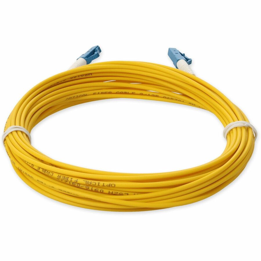 AddOn 5m LC (Male) to LC (Male) Yellow OS2 Simplex Fiber LSZH Patch Cable