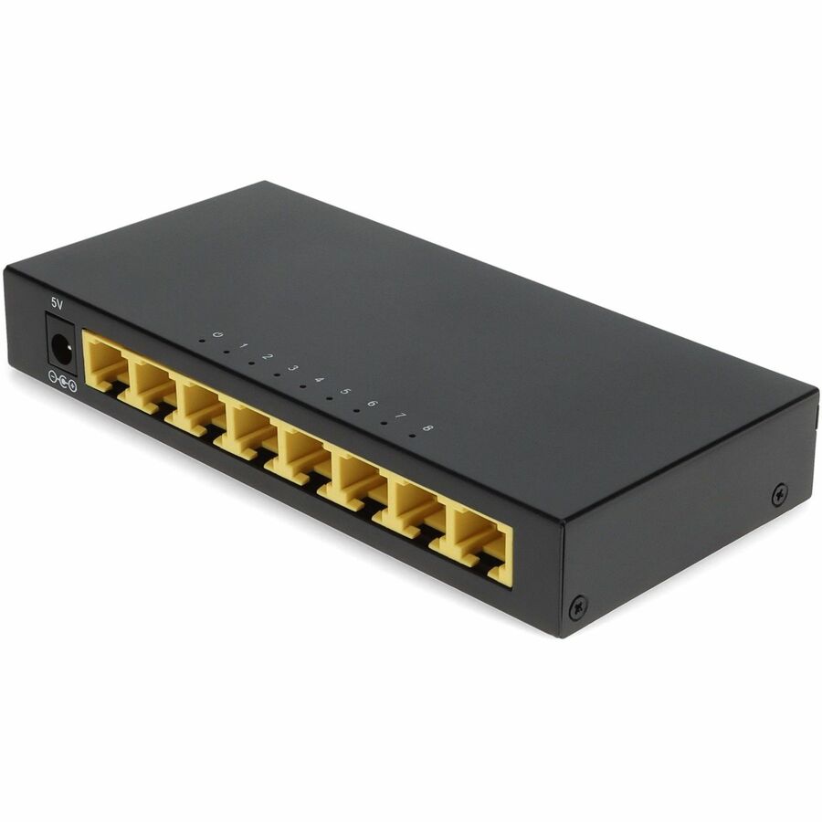 AddOn 8x 10/100/1000Base-TX (RJ-45) 0 to 40C Ethernet Switch ADD-1000B-8TSW