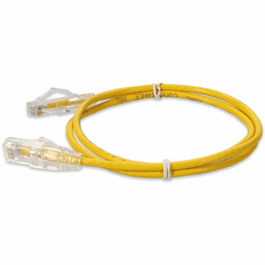 AddOn Cat.6a UTP Patch Network Cable ADD-3FSLCAT6A-YW