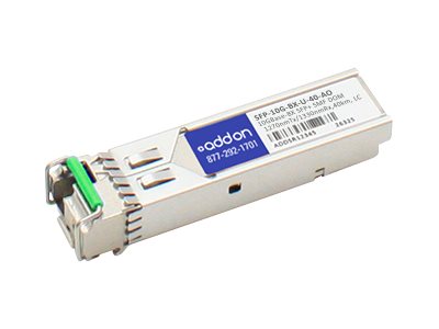 AddOn Cisco SFP-10G-BX-U-40 Compatible SFP+ Transceiver - SFP+ transceiver module (equivalent to: Brocade SFP-10G-BX-U-40) - SFP-10G-BXU-40-AO