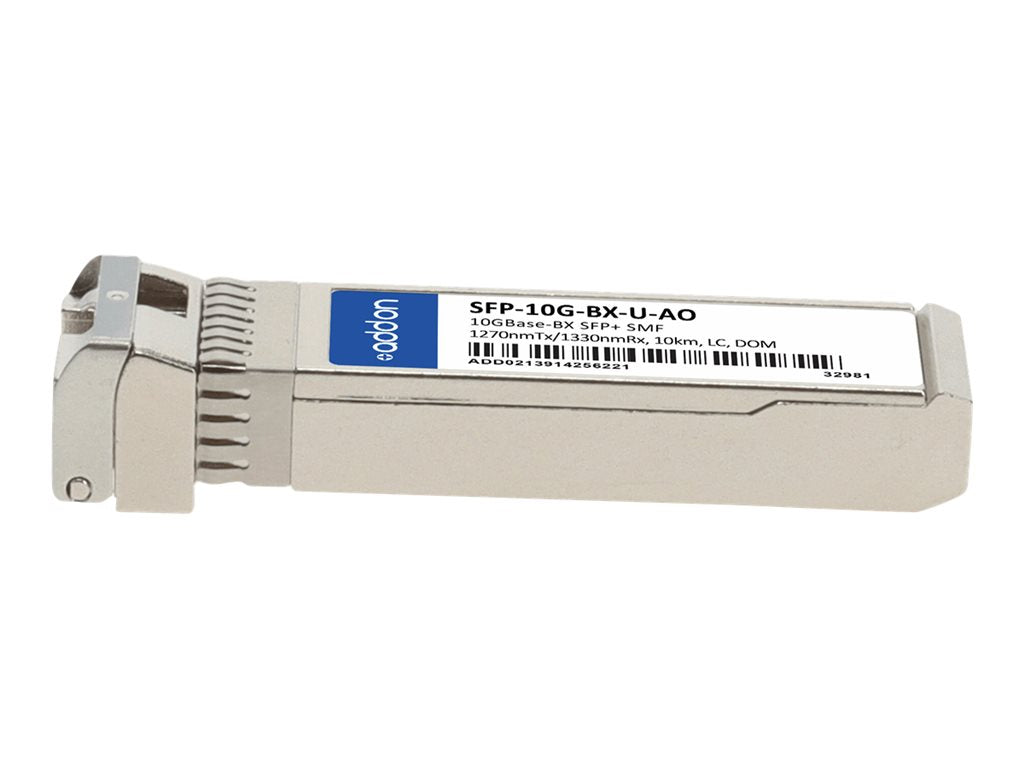 AddOn Cisco SFP-10G-BX-U Compatible SFP+ Transceiver - SFP+ transceiver module (equivalent to: Cisco SFP-10G-BX-U-20) - 10GbE SFP-10G-BXU-AO