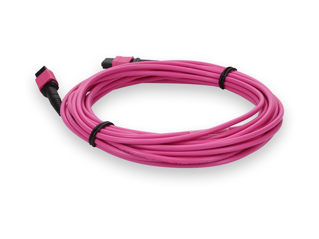 AddOn - Crossover cable - MPO/PC multi-mode (F) to MPO/PC multi-mode (F) - 4 m - fiber optic - 50 / 125 micron - OM3/OM4 - OFNR ADD-MPOMPO-4M5OM4-MA