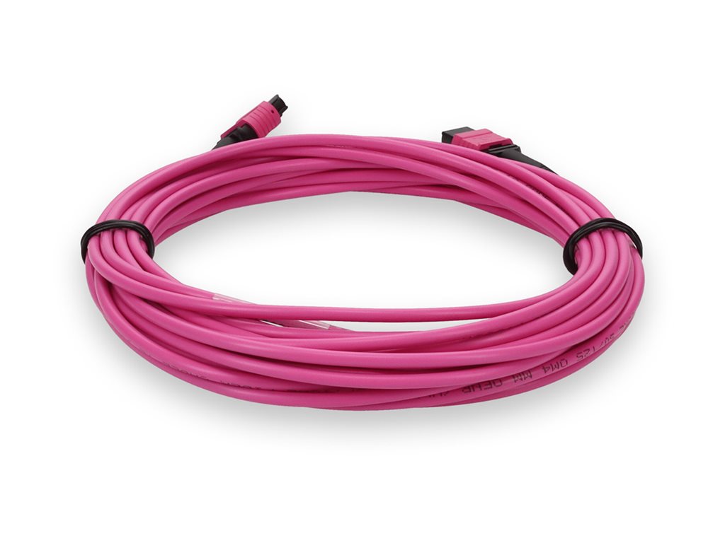 AddOn - Crossover cable - MPO/PC multi-mode (F) to MPO/PC multi-mode (F) - 6 m - fiber optic - 50 / 125 micron - OM3/OM4 - OFNR ADD-MPOMPO-6M5OM4-MA