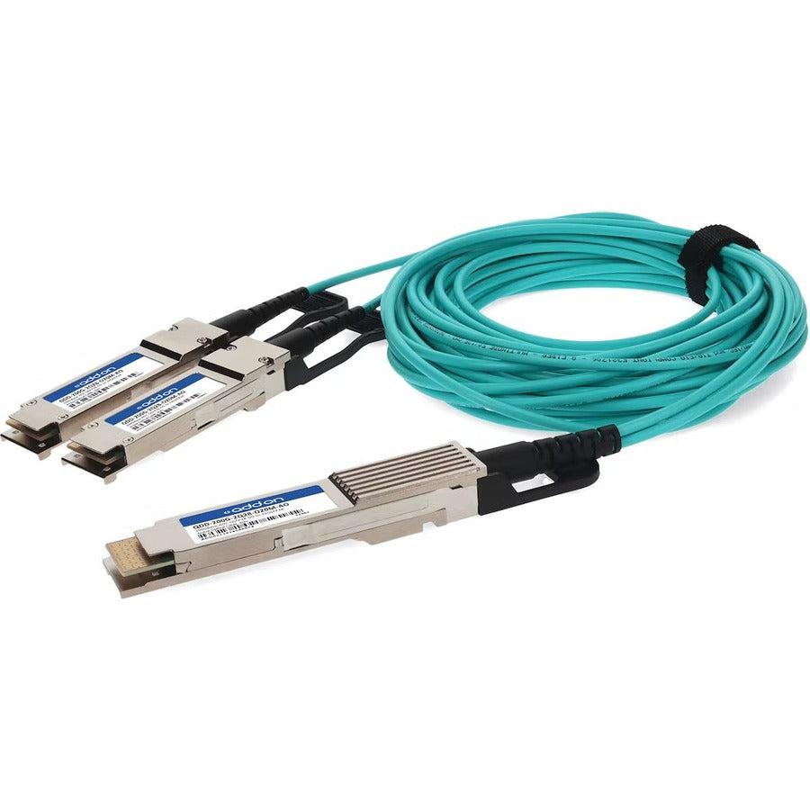 AddOn Fiber Optic Network Cable QDD-200G-2Q28-O20MAO