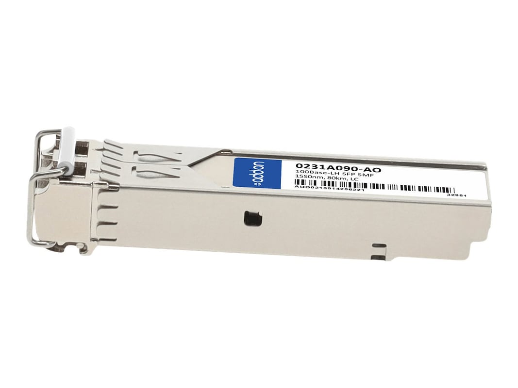 AddOn HP 0231A090 Compatible TAA Compliant 100Base-LH SFP Transceiver (SMF, 1550nm, 80km, LC) 0231A090-AO