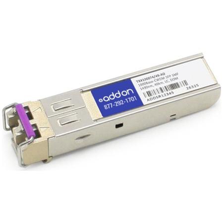 AddOn Infinera TRX100074/49 Compatible TAA Compliant 1000Base-CWDM SFP Transceiver (SMF, 1490nm, 40km, LC, DOM) TRX100074/49-AO