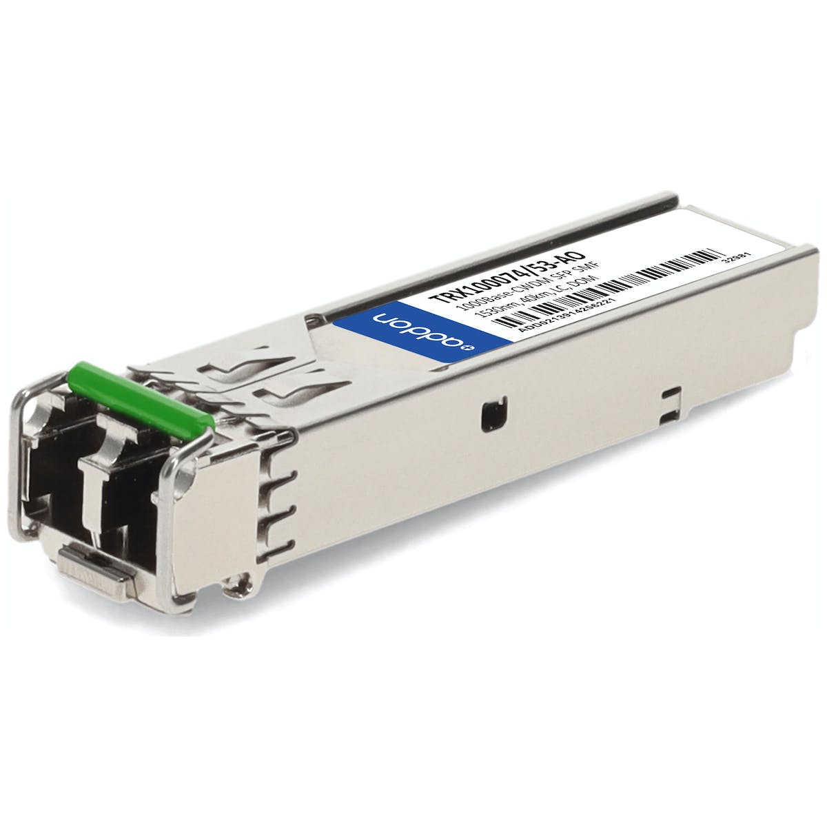 AddOn Infinera TRX100074/53 Compatible TAA Compliant 1000Base-CWDM SFP Transceiver (SMF, 1530nm, 40km, LC, DOM) TRX100074/53-AO