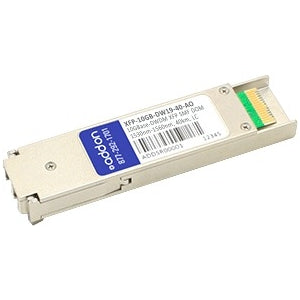 AddOn MSA and TAA Compliant 10GBase-DWDM 100GHz XFP Transceiver (SMF, 1562.23nm, 40km, LC, DOM) XFP-10GB-DW19-40-AO