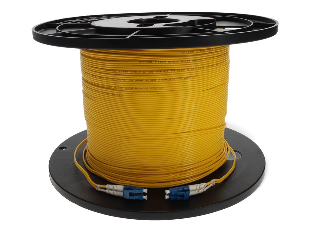 AddOn - Patch cable - LC/UPC single-mode (M) to LC/UPC single-mode (M) - 55 m - fiber optic - duplex - 9 / 125 micron - OS2 - ADD-LC-LC-5-5M9SMF