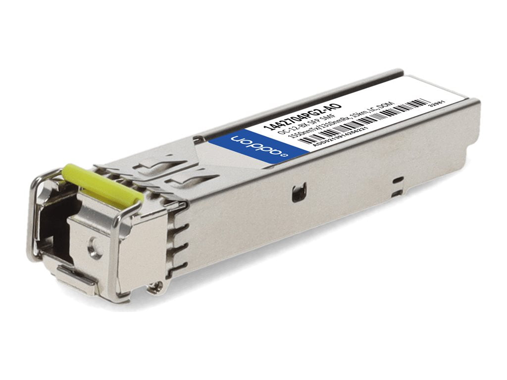 AddOn - SFP (mini-GBIC) transceiver module (equivalent to: ADTRAN 1442704PG2) - SONET - LC single-mode - up to 9.3 miles - OC-12 1442704PG2-AO