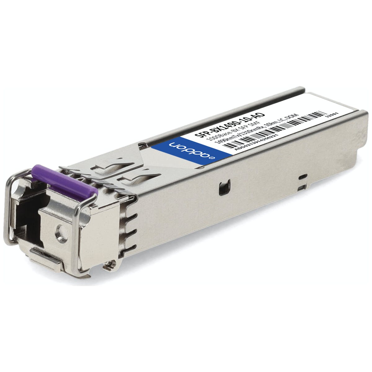 AddOn ZyXEL SFP-BX1490-10 Compatible TAA Compliant 1000Base-BX SFP Transceiver (SMF, 1490nmTx/1310nmRx, 10km, LC, DOM) SFP-BX1490-10-AO