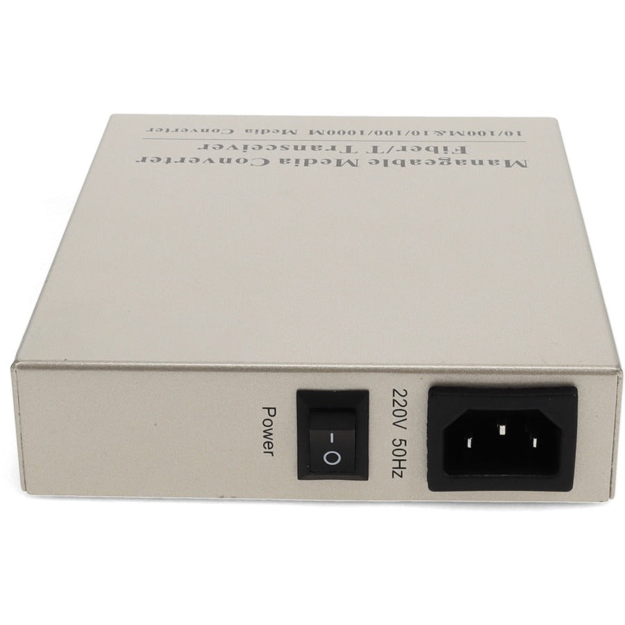Addon 10/100/1000Base-Tx(Rj-45) To 1000Base-Lx(Sc) Smf 1310Nm 20Km Managed Media Converter