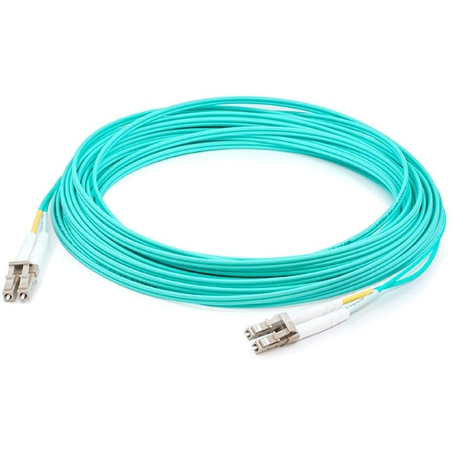 Addon 12.5M Lc (Male) To Lc (Male) Aqua Om4 Duplex Riser-Rated Fiber Patch Cable