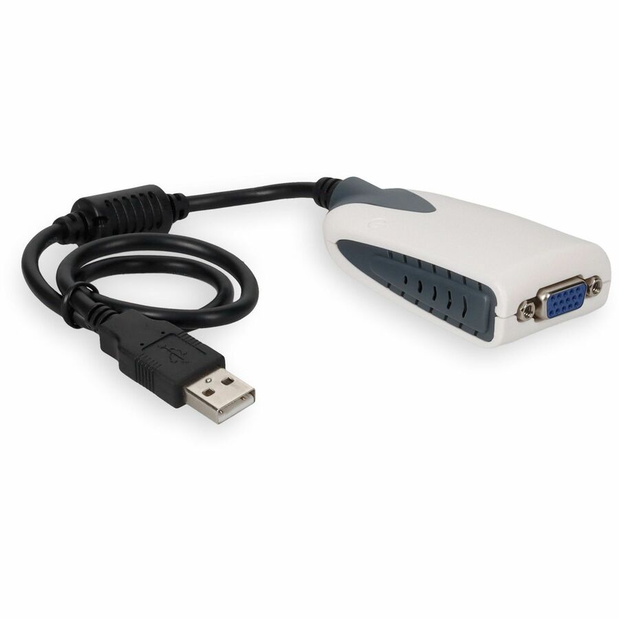 Addon 5-Pack Of Usb 2.0 (A) Male To Vga Female Black Adapters